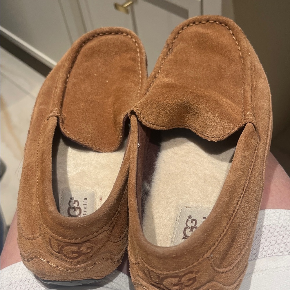 UGG Tan Suede Loafers